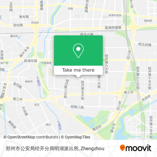 郑州市公安局经开分局明湖派出所 map