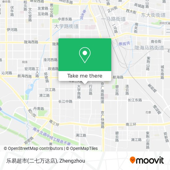 乐易超市(二七万达店) map