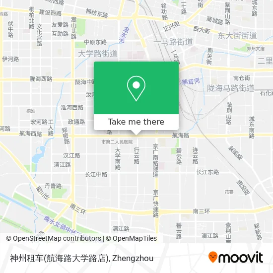 神州租车(航海路大学路店) map