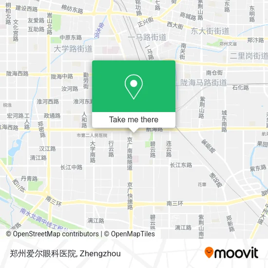郑州爱尔眼科医院 map