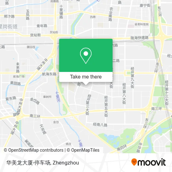 华美龙大厦-停车场 map