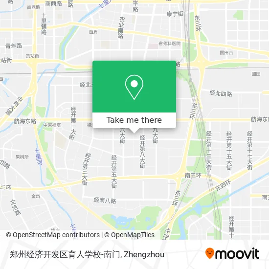 郑州经济开发区育人学校-南门 map