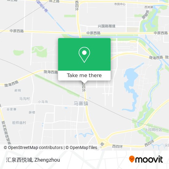 汇泉西悦城 map