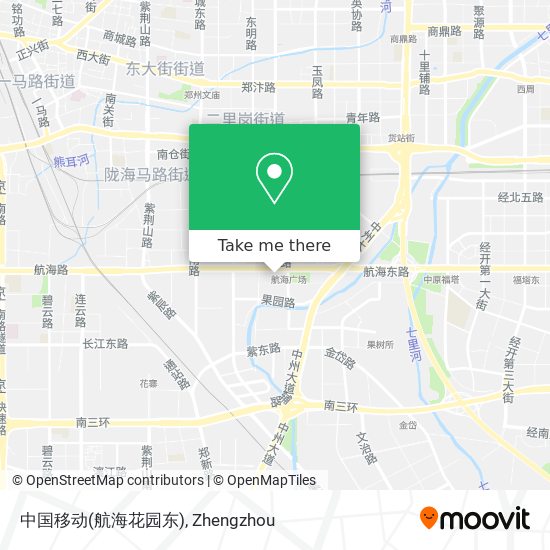 中国移动(航海花园东) map