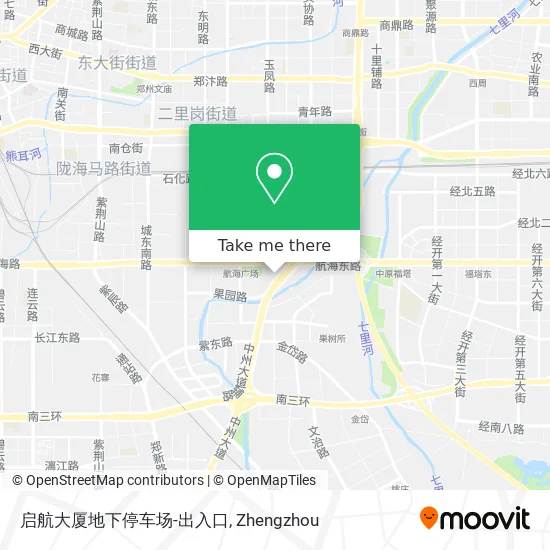 启航大厦地下停车场-出入口 map