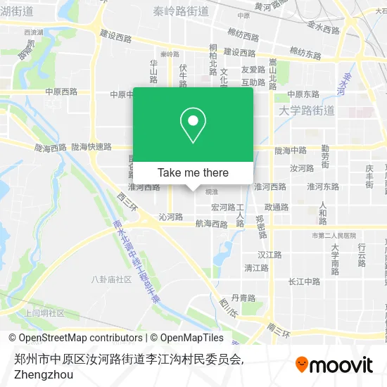 郑州市中原区汝河路街道李江沟村民委员会 map