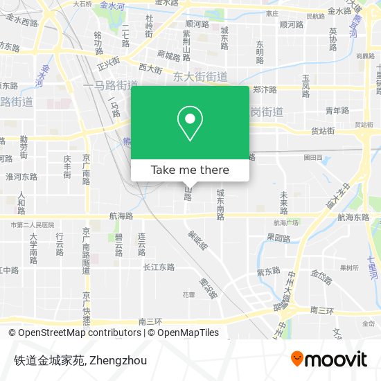 铁道金城家苑 map