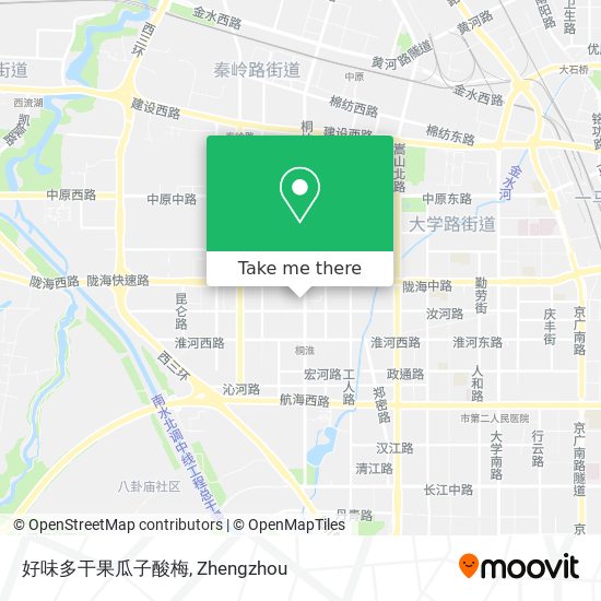 好味多干果瓜子酸梅 map