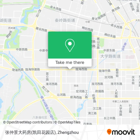 张仲景大药房(凯田花园店) map
