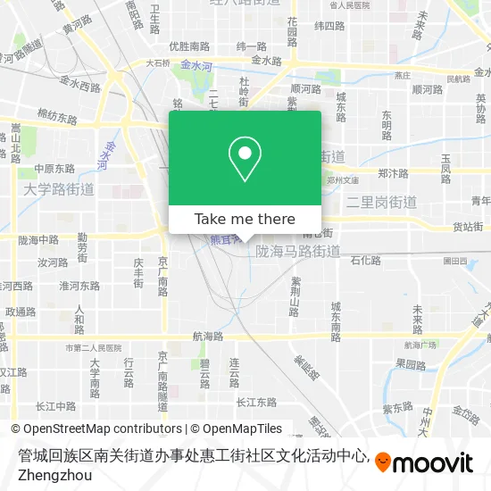 管城回族区南关街道办事处惠工街社区文化活动中心 map