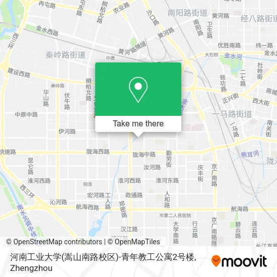 河南工业大学(嵩山南路校区)-青年教工公寓2号楼 map