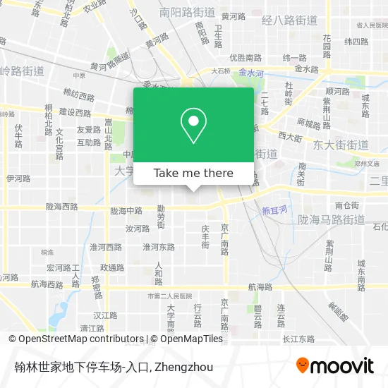 翰林世家地下停车场-入口 map