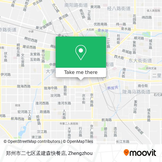 郑州市二七区孟建森快餐店 map