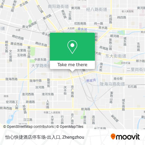怡心快捷酒店停车场-出入口 map