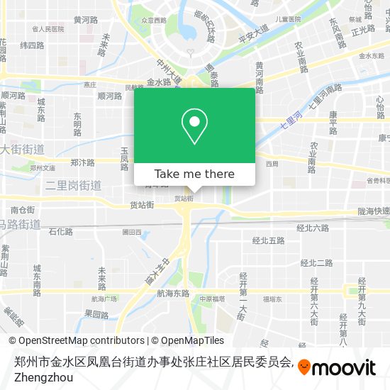 郑州市金水区凤凰台街道办事处张庄社区居民委员会 map