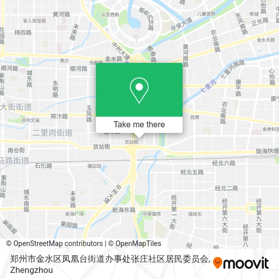 郑州市金水区凤凰台街道办事处张庄社区居民委员会 map