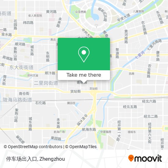 停车场出入口 map