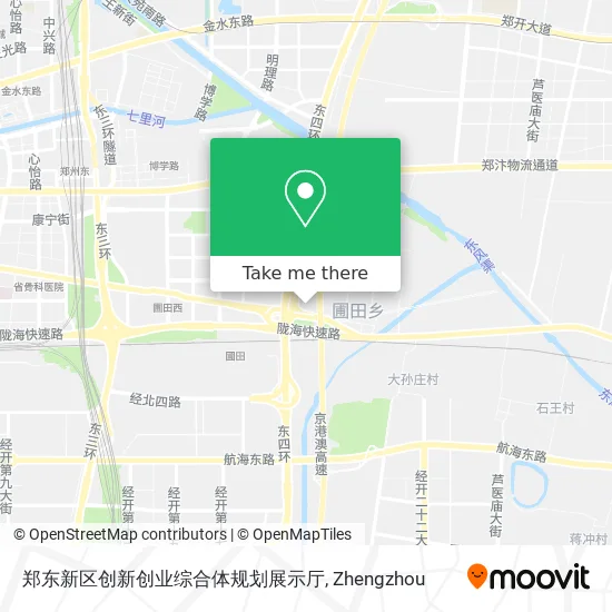 郑东新区创新创业综合体规划展示厅 map