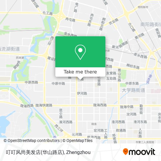 叮叮风尚美发店(华山路店) map