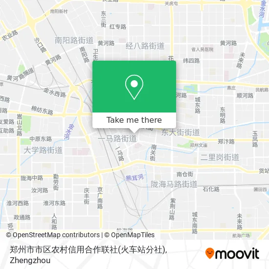 郑州市市区农村信用合作联社(火车站分社) map