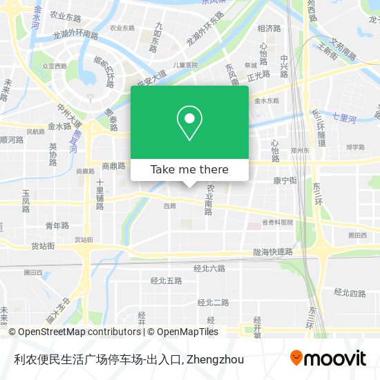 利农便民生活广场停车场-出入口 map