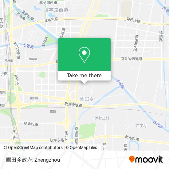 圃田乡政府 map