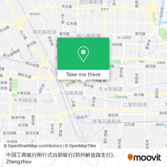 中国工商银行附行式自助银行(郑州解放路支行) map