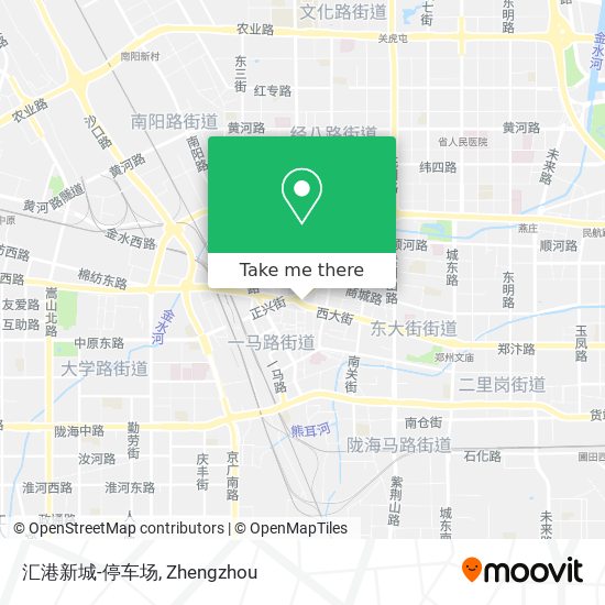汇港新城-停车场 map