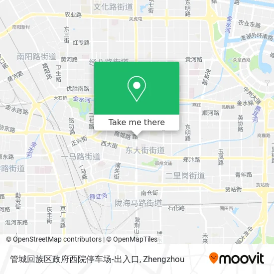 管城回族区政府西院停车场-出入口 map