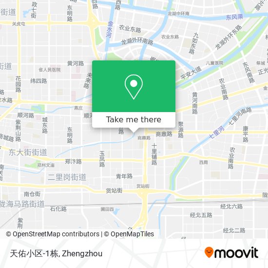 天佑小区-1栋 map
