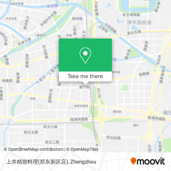 上井精致料理(郑东新区店) map