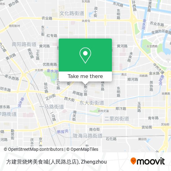 方建营烧烤美食城(人民路总店) map