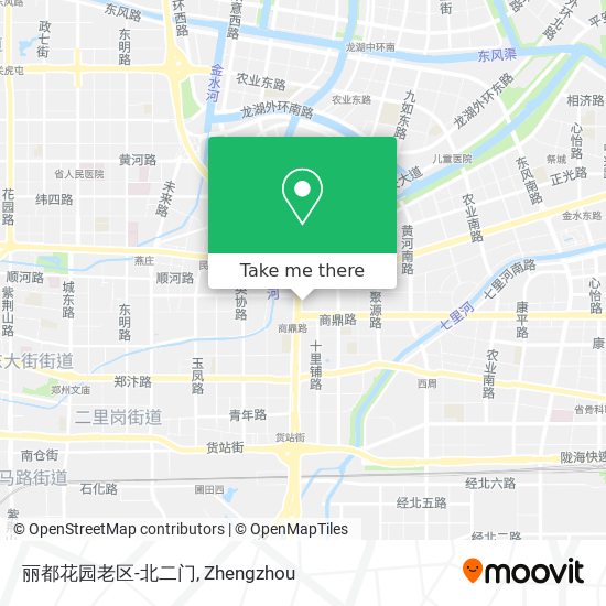 丽都花园老区-北二门 map