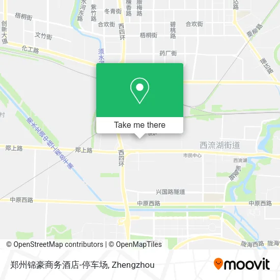 郑州锦豪商务酒店-停车场 map