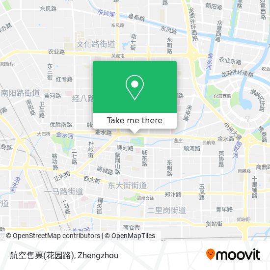 航空售票(花园路) map