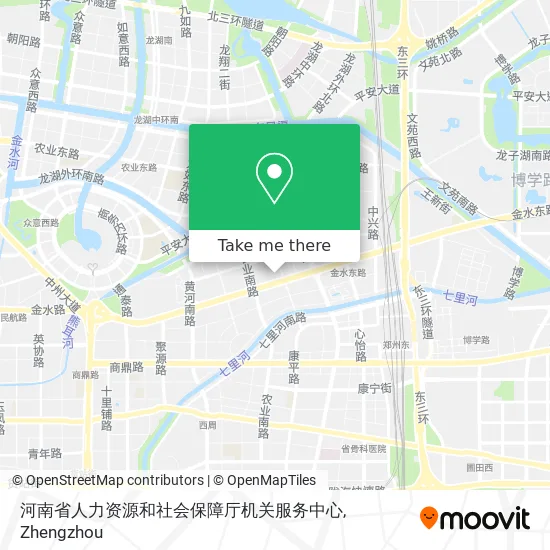 河南省人力资源和社会保障厅机关服务中心 map