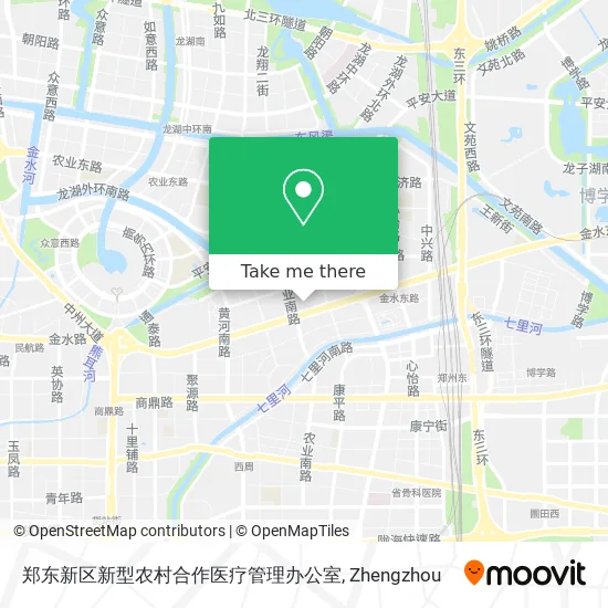 郑东新区新型农村合作医疗管理办公室 map