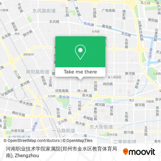 河南职业技术学院家属院(郑州市金水区教育体育局南) map