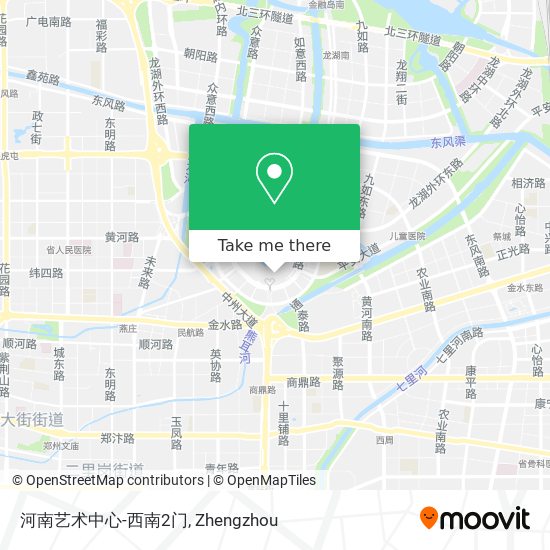河南艺术中心-西南2门 map