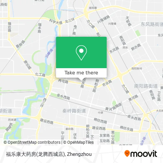 福乐康大药房(龙腾西城店) map