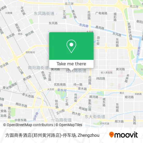 方圆商务酒店(郑州黄河路店)-停车场 map
