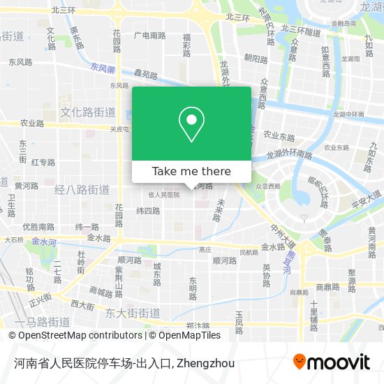 河南省人民医院停车场-出入口 map