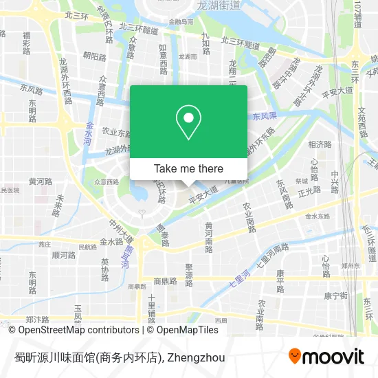 蜀昕源川味面馆(商务内环店) map