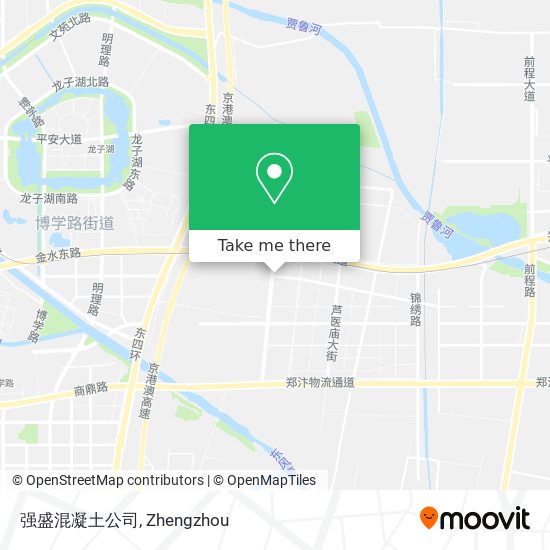 强盛混凝土公司 map