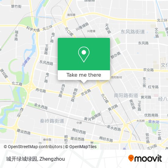 城开绿城绿园 map