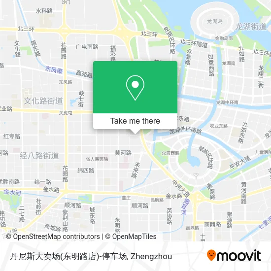丹尼斯大卖场(东明路店)-停车场 map