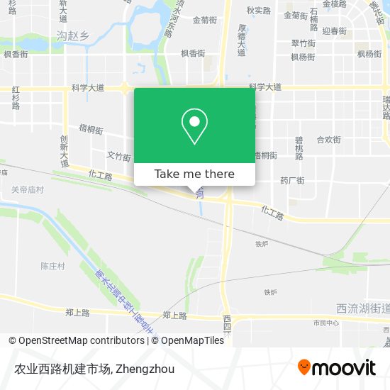 农业西路机建市场 map