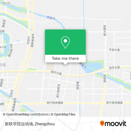 新联学院运动场 map