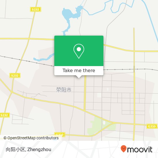 向阳小区 map