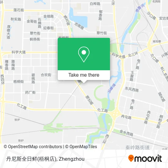丹尼斯全日鲜(梧桐店) map